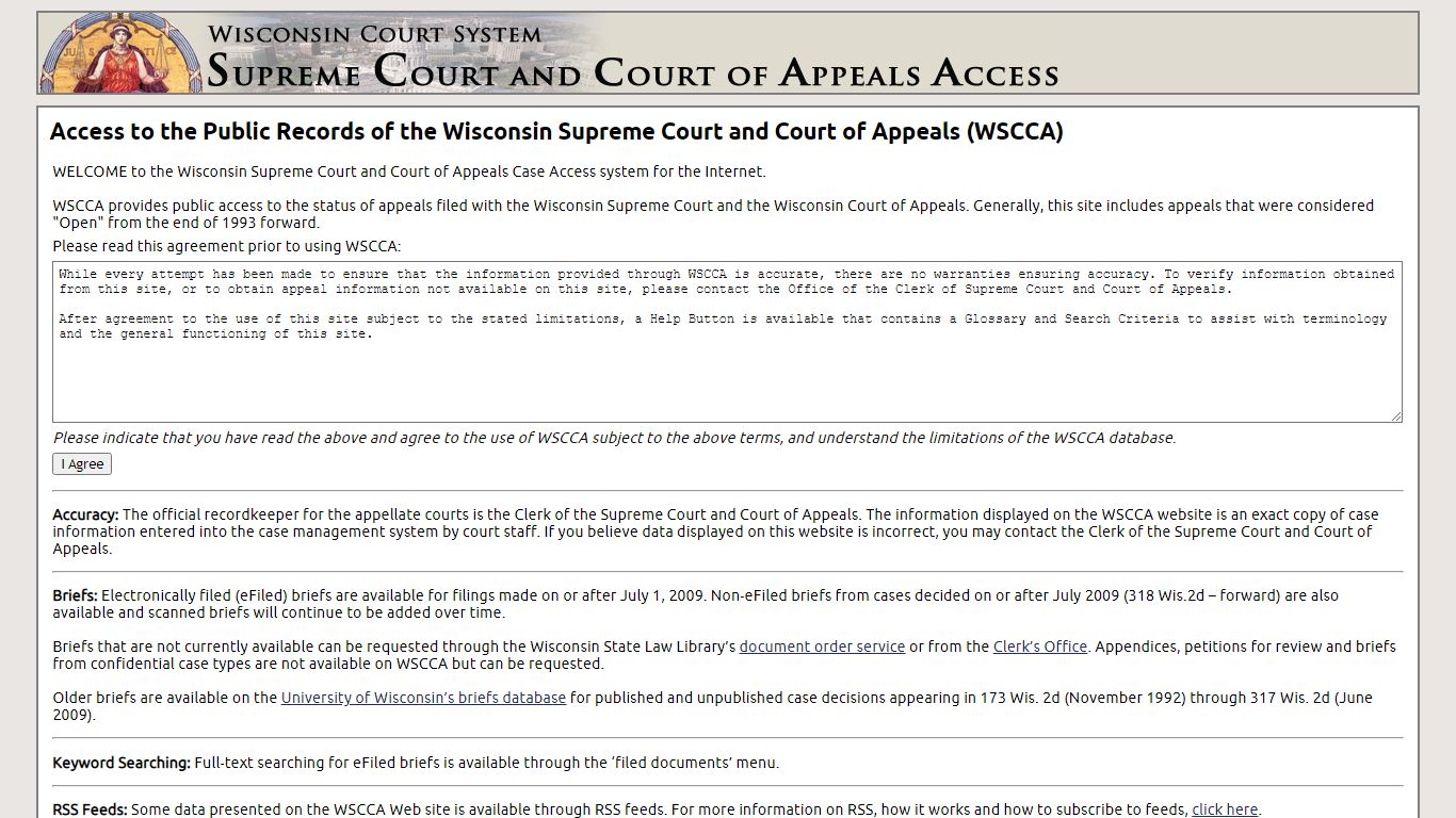 WSCCA Case History